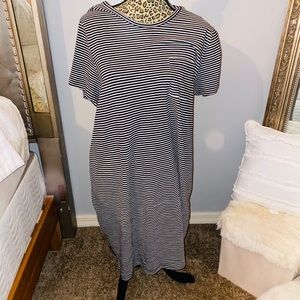 Striped tshirt dress